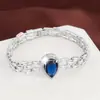 Pulsera Clásica Nueva de Moda Cruzada con Circonita Atmósfera Exquisita Versátil Pulsera para Mujer Venta Directa de Fábrica