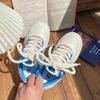 Baikuang original 2023 Verano malla transpirable zapatos de pan zapatos de mujer superficie de cuero nicho sentido del diseño chic estilo Hong Kong zapatos de plataforma mujer