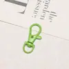 Cierre de Boca de Pez de 3 Puntos de Aleación de Zinc Pintado Colorido Accesorios de Cierre para Joyería DIY Gancho de Cierre para Perro Cierre Giratorio Llavero