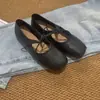 Zapatos Planos para Mujer Chuyu de Lunares con Lazo y Tacón Bajo 2026 Nuevo Estilo Primavera/Verano Tacón Plano Casual Versátil Ligeros Cómodos