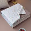 Colcha de Verano de Gasa de Doble Capa 100% Algodón Clase A, Colcha de Verano de Algodón Puro y Fibra de Soja, Colcha de Verano para Maternidad e Infancia, Colcha de Verano Refrigerante, Colcha Delgada