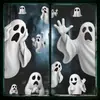 Adesivos de Janela para Decoração de Festa de Halloween Popular Transfronteiriça, Adesivos Estáticos 3D de Fantasma Peculiares para Vidro