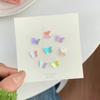 Pendientes femeninos de mariposa tridimensionales con aguja de plata s925 de primavera y verano, nuevos y frescos, con diseño de hada dulce