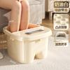 Cubo para Pediluvio Cuidado de la Salud Baño Medicinal Cubo Aislante para Pediluvio Casero Dormitorio de Estudiantes Masaje Fumigación Cuidado para Personas Mayores Cubo para Lavar los Pies