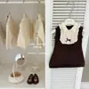 LeenbabyClássico e elegante! Vestido de outono estilo coreano para bebês meninas, com um colete estilo francês e acabamento de babados em tricô.