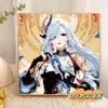 Pintura al Óleo Digital Bidimensional de Fungina de Genshin Impact DIY Pintado a Mano para Colorear Personaje Bidimensional Xiangzhongli Pintura al Óleo Acrílica