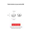 Plug de Ouvido de Prata Esterlina 925 Tampões de Ouvido Pano de Prata Pano de Polimento Bastão de Polimento Bastão de Polimento Lenço com Álcool Desinfetante Algodão