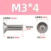 Tornillo hexagonal de cabeza avellanada de acero inoxidable 316 DIN7991, perno de cabeza plana estándar, venta al por mayor, M2M3M4M5-M16