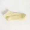 Calcetines Cortos Finos de Primavera y Verano para Mujer, Algodón Puro, con Suela de Masaje, Malla Transpirable, Anti-Olor, Todo Algodón, Calcetines Invisibles de Color Sólido