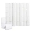 Papel higiénico comercial en rollo pequeño, adecuado para hoteles y casas de huéspedes, papel higiénico doméstico, rollo con núcleo hueco, 80 gramos, se vende en cajas completas, pedidos al por mayor y personalizados disponibles