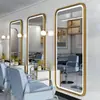 Espelho de Barbearia, Espelho Especial para Salão de Cabeleireiro, Espelho de Celebridade da Internet, Espelho de Corpo Inteiro, Montado na Parede, Iluminado, Modelo Novo, Espelho de Parede, Espelho para Cabeleireiro