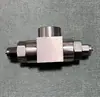 Conector T de Aço Inoxidável com Rosca Interna M20x1.5 Conexão Rápida Rosca Interna Central M20*1.5 Ambos os Lados Conexão Rápida