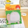Notas Adhesivas con Forma de Animal de Dibujos Animados Transfronterizas, Pequeños Regalos para Estudiantes, Bloc de Notas Espesos Estilo Ins Creativo al por Mayor
