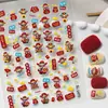 Pegatinas para Uñas Dios de la Fortuna de Año Nuevo 5D en Relieve Creativo Dios de la Fortuna Pegatinas para Uñas DIY Accesorios Modelo Hg