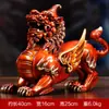 Enfeites Coloridos de Cobre Pixiu Artesanato Piqiu Par de Enfeites para Sala de Estar Entrada de Casa Presente de Inauguração