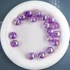 Ding Yi K16 Cuentas Luna Fría Mar Profundo Secreto Chapado Agujero Fino Destello Resina Cuentas a Granel diy Cadena para Teléfono Móvil Accesorios con Cuentas