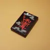 Madera Rayada por el Rayo con Arena Roja tipo Jade, Micro-Adornos Morados, Colgante de Doble Cara para la Paz y la Protección, Madera de Azufaifo Rayada por el Rayo Herramienta Ritual Taoísta al por Mayor