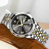 Reloj para Hombre Marca LIEBIG Leibinji Reloj de Moda Reloj de Cuarzo Simple Reloj de Cuarzo con Doble Calendario de Temperamento