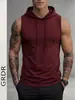 Marca Independente 2026 Masculino Verão Sem Mangas Fitness Cordão Versátil Regata Estilo Americano Cool Cor Sólida Camisa em Estoque