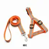 Set de correa y arnés reflectante para mascotas, correa de nylon para perros anti-escape, venta al por mayor de correas reflectantes