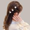 Pinza para flequillo, pinza pequeña de cristal fresca para el cabello, horquilla, pinza lateral para el cabello, linda flor pequeña, pinza para el cabello roto, artefacto para tejer cabello