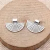 21X16Mm 1,45g Multicor DIY Acessórios para Colar Pulseira Contas Perfuradas em Formato de Leque