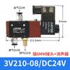 Válvula solenoide pneumática 3V210-08 válvula de duas posições e três vias válvula reversora 220 válvula de controle bobina 24v
