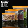 Bolsas de Conservación de Alimentos Pvea, Bolsas Selladas para Empaque de Frutas y Verduras, Bolsas con Cierre Zip para Carne Congelada, Bolsas de Conservación de Grado Alimenticio