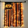 Banderas Decorativas de Halloween Transfronterizas, Suministros para Fiestas del Festival de Fantasmas, Guirnaldas, Decoraciones de Escena, Banderines y Banderas Coloridas en Stock