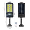 Luz Solar de Jardim Transfronteiriça Iluminação por Indução Automática com Controle Remoto Arandela Externa Cerca Garagem Jardim Poste de Rua