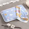 Fronha de Gaze para Bebê Algodão Puro Jacquard para Recém-Nascidos 6 Camadas Doméstica para Crianças Bebê Creche Fronha de Algodão para Bebê
