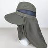 Sombrero de Pescador de Ala Ancha Transfronterizo para Hombre para Viajes al Aire Libre, Sombrero para el Sol de Malla Transpirable Plegable Casual con Protección Solar, Sombrero de Pesca
