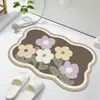 Tapete de Banheiro Nórdico Fresco em Estoque, Tapete de Entrada Doméstico Estilo Ins Antiderrapante Absorvente de Água, Tapete de Chão de Terra de Diatomáceas