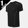 Comercio Exterior Transfronterizo de Ultramar Verano Hombres Color Sólido Secado Rápido Deportivo Manga Corta Holgado Running Montañismo Ocio Camiseta Moda