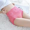 Cintura Alta Calcinha Abdominal Feminina Anti-bacteriana Algodão Crotch Sexy Renda Hip-lifting Malha Transparente Não Marcação Mulheres Triângulo Shorts