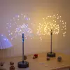 Luces de Fuegos Artificiales, Luces Decorativas para Interiores y Exteriores, Luces de Cable de Cobre a Pilas, Lámparas de Mesa de Diente de León Estrellado, Luces Nocturnas, Venta al por Mayor por Fabricante