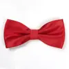 Pajarita Puntiaguda para Hombre Formal Estilo Coreano Puntiaguda Doble Capa Novio Boda Vino Tinto Pajarita Negra para Mujer