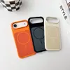 Funda para Teléfono Móvil Adecuada para Iphone17Promax Silicona Líquida Dos Tonos Succión Magnética Apple 16 Anticaídas 15 Cubierta Protectora 14
