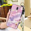 Para Funda de Teléfono Móvil Huawei Textil Dibujos Animados Resistente al Polvo Nueva de Moda Geométrica Disipación de Calor Soporte Rompecabezas Funda Suave Correa