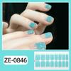 Zhengxiang Pegatinas para Uñas en Stock Impermeables Estilo Ins Película de Esmalte para Uñas Brillo Degradado Arte de Uñas Pegatinas para Uñas de Gel Sin Curado