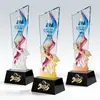 Trofeo de Cristal 2026 Trofeo Personalizado del Año del Caballo Premios de Reunión Anual Diseño Gratuito Grabado Souvenir para Empleado Destacado