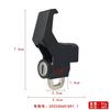 Cadeado para capacete de motocicleta antifurto desenho de vaca com senha cadeado para bicicleta de montanha anti-perda portátil retrátil cabo de aço
