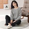 Pijama Cálido de Terciopelo Estilo Coreano para Mujer Otoño e Invierno Nuevo Estilo Sencillo y Cómodo Ropa Casual para el Hogar Versátil y Usable Traje