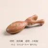Pente de massagem Gua Sha pente para meridiano do nariz Vareta para massagem nos olhos Raspador de ouvido Rosto rosto Gua Sha Pente de sândalo verde Nariz bonito Formiga pequena
