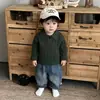 Conjunto de Suéter Estilo Coreano para Bebé Niños de Principios de Primavera, Ropa de Punto con Cuello para Bebés de Primavera y Otoño, Ropa Versátil para Niños Pequeños
