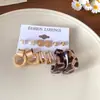 Brincos Borboleta Pérola com Diamante Incrustado em Agulha de Aço Conjunto de Doze Peças Brincos Versáteis Retrô Brincos de Moda Feminina Design de Nicho