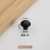 Acero Inoxidable Agujero Único Tirador Simple Moderno Gabinete Zapatero Manija de Puerta de Champiñón Cajón Simple Redondo Tirador de Mueble