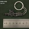 Pingente Mini 1911 Liga GLOCK Modelo P92 G17 Chaveiro Revólver Sand Eagle 5cm