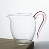 Mango Puntiagudo Vidrio de Borosilicato Alto Taza de Ceremonia Divisor de Té Transparente Pingüino Taza de Ceremonia Divisor de Té de Gran Capacidad