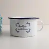 Taza Retro de Esmalte Pájaro Azul para Fideos Instantáneos Lonchera Japonesa para Fideos Instantáneos Taza Doméstica para Fideos Instantáneos con Tapa